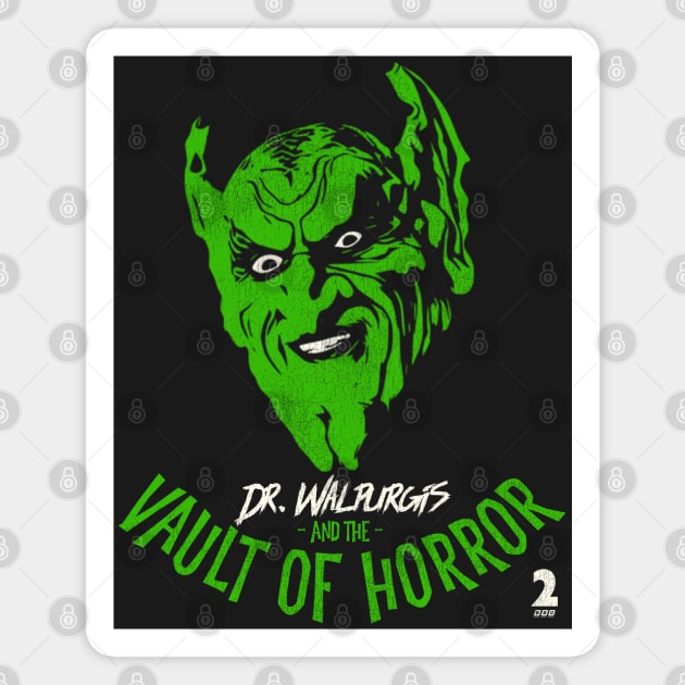 Dr. Walpurgis and the Vault of Horror Magnet by darklordpug